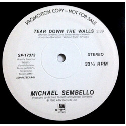 Michael Sembello Tear Down The Walls USED VINYL 12INCH SINGLE PROMO