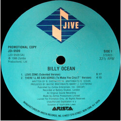 Billy Ocean Love Zone USED VINYL 12INCH 33 S RPM SINGLE PROMO