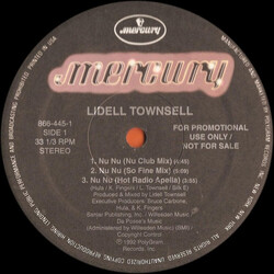 Lidell Townsell Nu Nu USED VINYL 12INCH 33 S RPM SINGLE PROMO