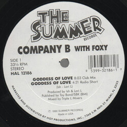 Company B / Foxy Goddess Of Love USED VINYL 12INCH 33 S RPM