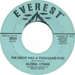 Gloria Lynne The Night Has A Thousand Eyes USED VINYL 7INCH 45 RPM