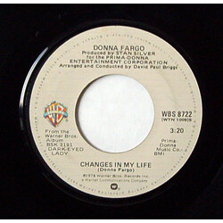 Donna Fargo Changes In My Life / Somebody Special USED VINYL 7INCH 45 RPM STEREO