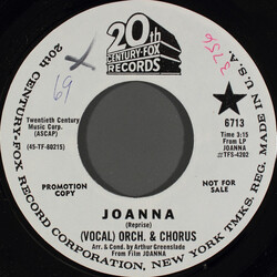 Arthur Greenslade Joanna (Reprise) USED VINYL 7INCH 45 RPM PROMO