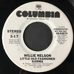 Willie Nelson Little Old Fashioned Karma USED VINYL 7INCH 45 RPM PROMO