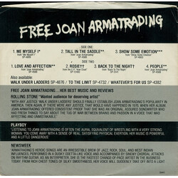 Joan Armatrading Free Joan Armatrading Mini-Sampler USED VINYL 7INCH 33 S RPM PROMO SAMPLER