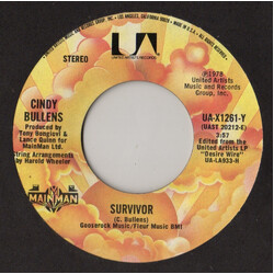 Cindy Bullens Survivor VINYL 7" USED