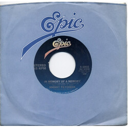 Johnny Paycheck In Memory Of A Memory USED VINYL 7INCH SINGLE