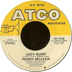 Penny McLean Lady Bump USED VINYL 7INCH 45 RPM SINGLE