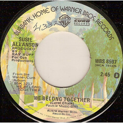 Susie Allanson We Belong Together VINYL 7" USED