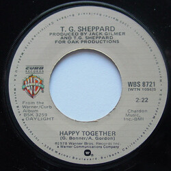 T.G. Sheppard Happy Together USED VINYL 7INCH 45 RPM SINGLE