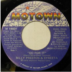 Billy Preston / Syreeta Go For It USED VINYL 7INCH 45 RPM SINGLE
