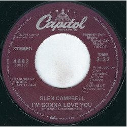 Glen Campbell I'm Gonna Love You USED VINYL 7INCH 45 RPM SINGLE STEREO