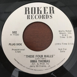 Irma Thomas These Four Walls USED VINYL SINGLE PROMO 7INCH