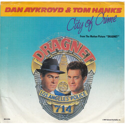 Dan Aykroyd / Tom Hanks City Of Crime USED VINYL 7INCH 45 RPM SINGLE PROMO STEREO