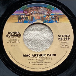 Donna Summer Mac Arthur Park USED VINYL 7INCH 45 RPM SINGLE STEREO