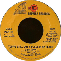 Dean Martin You've Still Got A Place In My Heart USED VINYL 7INCH 45 RPM SINGLE STYRENE