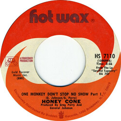 Honey Cone One Monkey Don't Stop No Show USED VINYL 7INCH 45 RPM SINGLE STYRENE