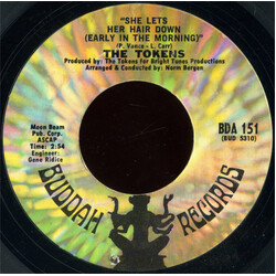 The Tokens She Lets Her Hair Down (Early In The Morning) USED VINYL 7INCH 45 RPM SINGLE STYRENE