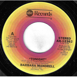Barbara Mandrell Tonight USED VINYL 7INCH 45 RPM SINGLE STYRENE