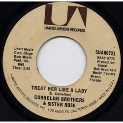Cornelius Brothers & Sister Rose Treat Her Like A Lady USED VINYL 7INCH 45 RPM STYRENE STEREO