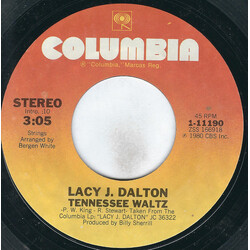 Lacy J. Dalton Tennessee Waltz / Beer Drinkin' Song USED VINYL 7INCH 45 RPM STYRENE