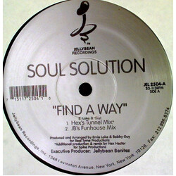 Soul Solution Find A Way VINYL 12" USED