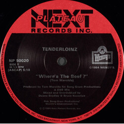 Tenderloinz Where's The Beef ? VINYL 12" USED