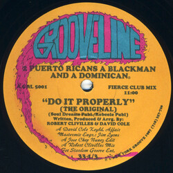 2 Puerto Ricans, A Blackman And A Dominican Do It Properly (The Original) USED VINYL 12INCH 33 S RPM