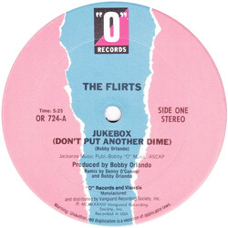 The Flirts Jukebox (Don't Put Another Dime) VINYL 12" USED