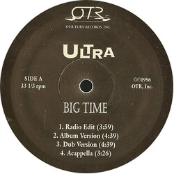 Ultra (4) Big Time USED VINYL 12INCH 33 S RPM