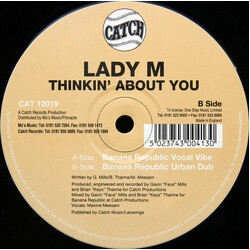 Lady M Thinkin' About You VINYL 12" USED