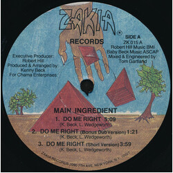 The Main Ingredient Do Me Right USED VINYL 12INCH 33 S RPM