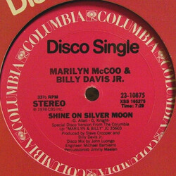 Marilyn McCoo & Billy Davis Jr. Shine On Silver Moon USED VINYL 12INCH 33 S RPM