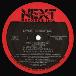 Sweet Sensation Take It While It's Hot VINYL 12" USED