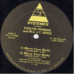 Systemex / Evelyn Thomas / M.C. L.T. Spice Move Your Body VINYL 12" USED
