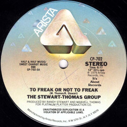 The Stewart-Thomas Group To Freak Or Not To Freak VINYL 12" USED