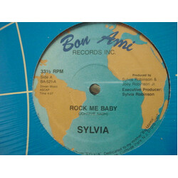 Sylvia Robinson Rock Me Baby USED VINYL 12INCH 33 S RPM
