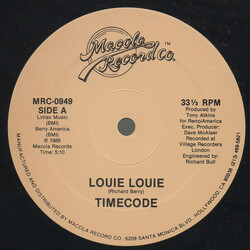 Time Code (4) Louie Louie VINYL 12" USED