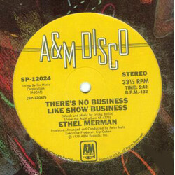 Ethel Merman There's No Business Like Show Business / Something For The Boys USED VINYL 12INCH 33 S RPM