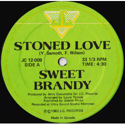 Sweet Brandy Stoned Love VINYL 12" USED