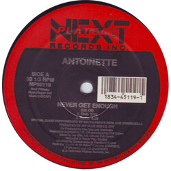 Antoinette Never Get Enough USED VINYL 12INCH 33 S RPM