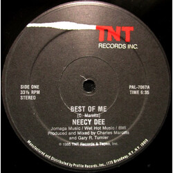 Neecy Dee Best Of Me USED VINYL 12INCH 33 S RPM