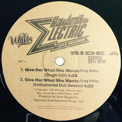 Gregg Willis Give Her What She Wants VINYL 12" USED