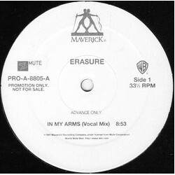 Erasure In My Arms USED VINYL 12INCH 33 S RPM ADVANCE PROMO