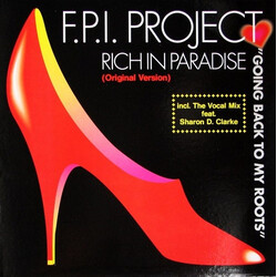 FPI Project Rich In Paradise "Going Back To My Roots" USED VINYL 12INCH 45 RPM MAXI-SINGLE