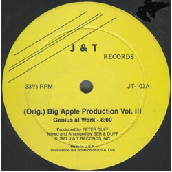 Various (Orig.) Big Apple Production Vol. III VINYL 12" USED