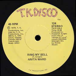 Anita Ward Ring My Bell USED VINYL 12INCH 45 RPM
