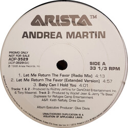 Andrea Martin Let Me Return The Favor VINYL 12" USED