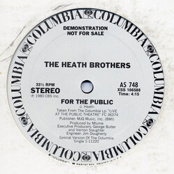 The Heath Brothers For The Public USED VINYL 12INCH 33 S RPM PROMO