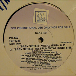 KoKo-PoP Baby Sister USED VINYL 12INCH PROMO 33 S RPM